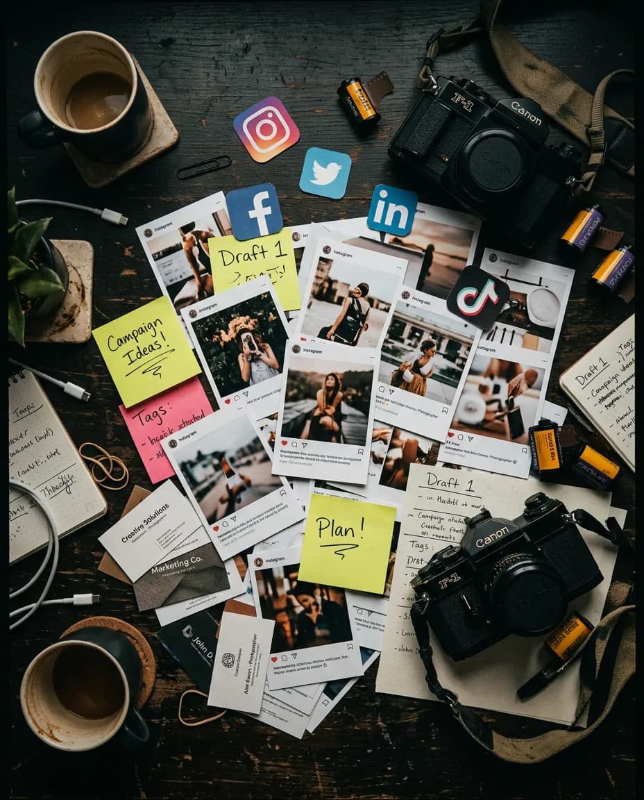 Scattered marketing materials — content without a system